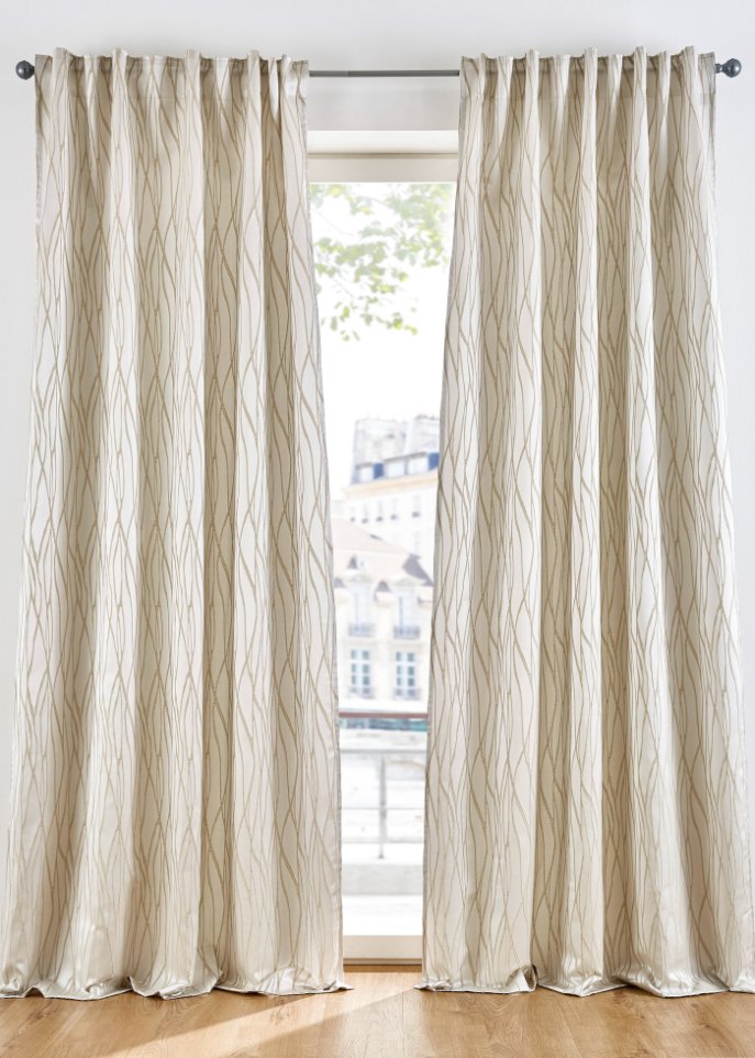 Jacquard Vorhang (1er Pack)