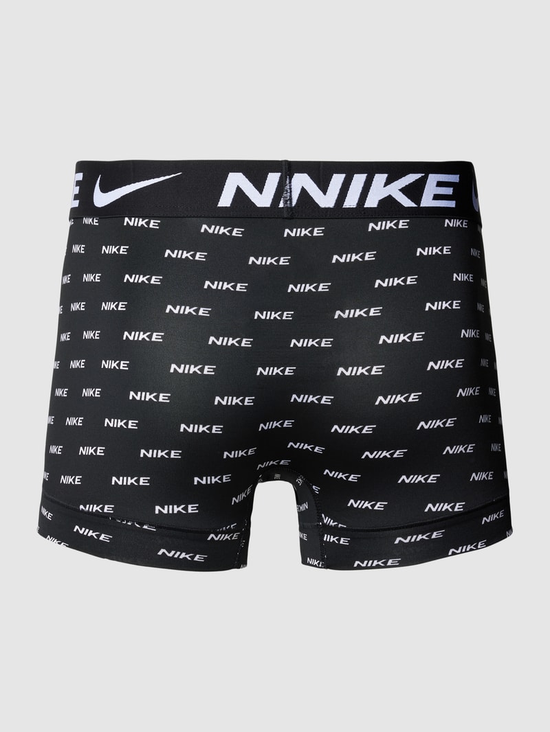 Trunks mit elastischem Logo-Bund im 3er-Pack in mittelgrau