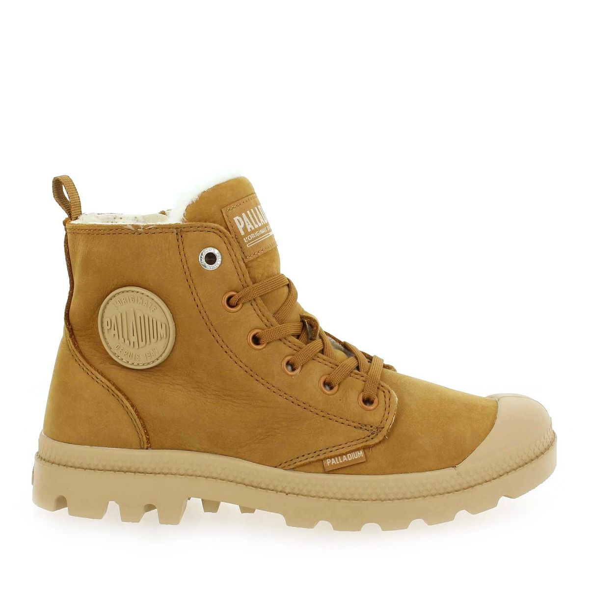Palladium  PAMPA HI ZIP WL - camel