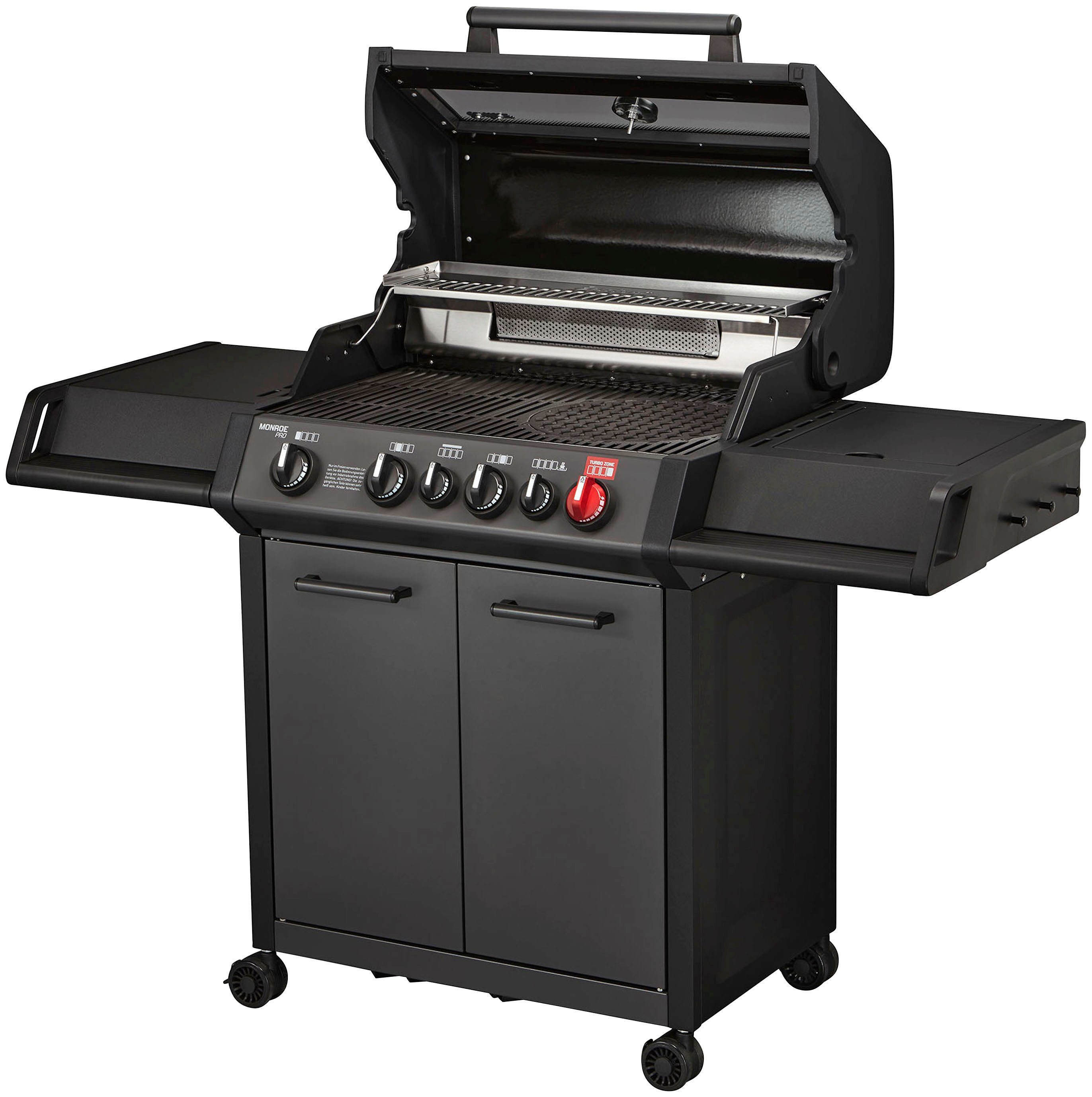 Enders® Gasgrill Monroe Pro 4 SIK Turbo Shadow, BxH: 153,5x118,5 cm