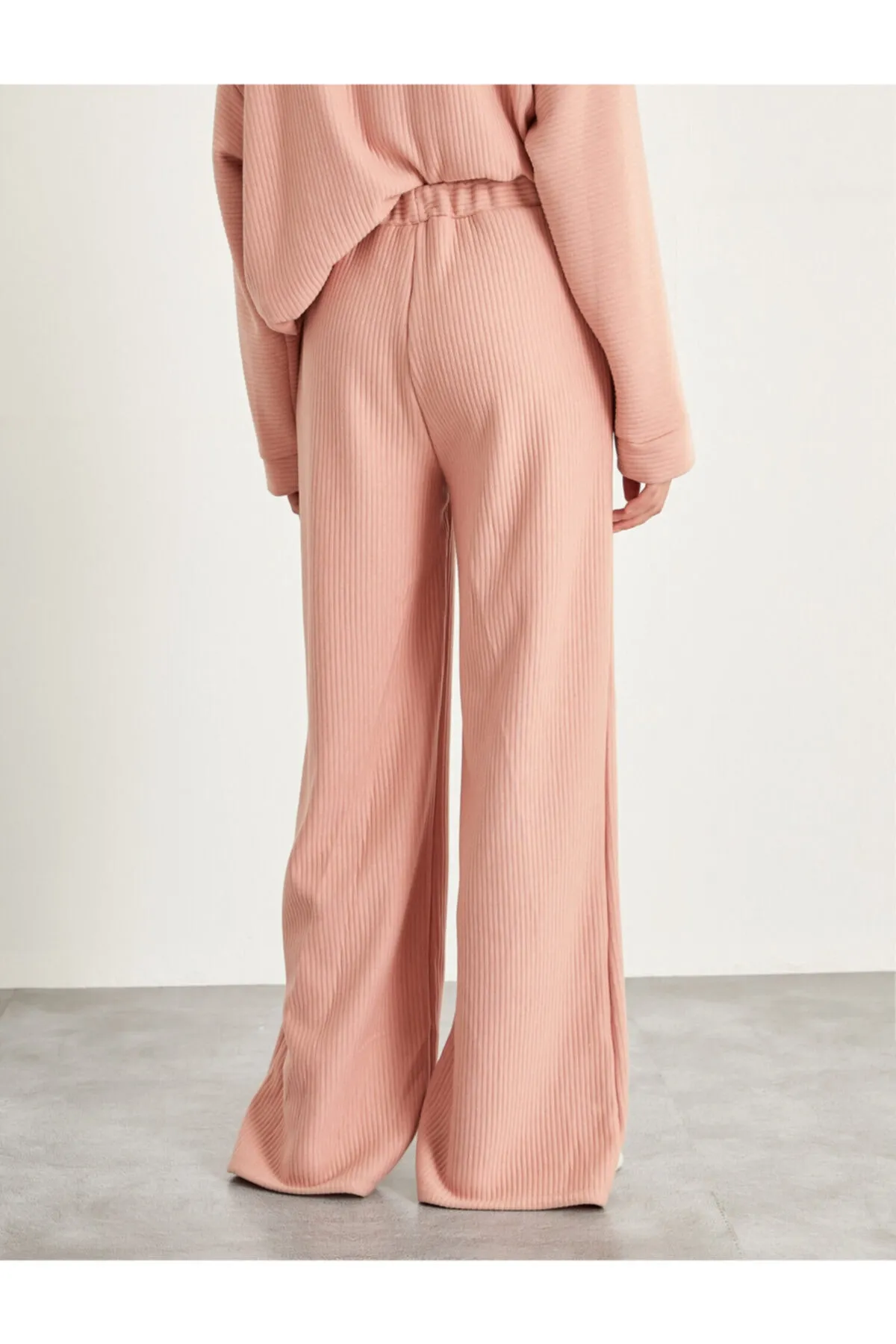Koton  Gerippte Pyjamahose mit weitem Bein