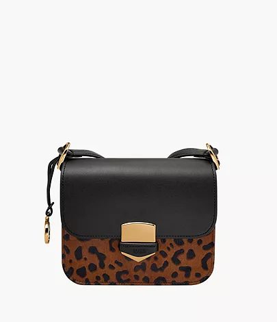 Fossil Flap Crossbody Lennox Kalbsfell