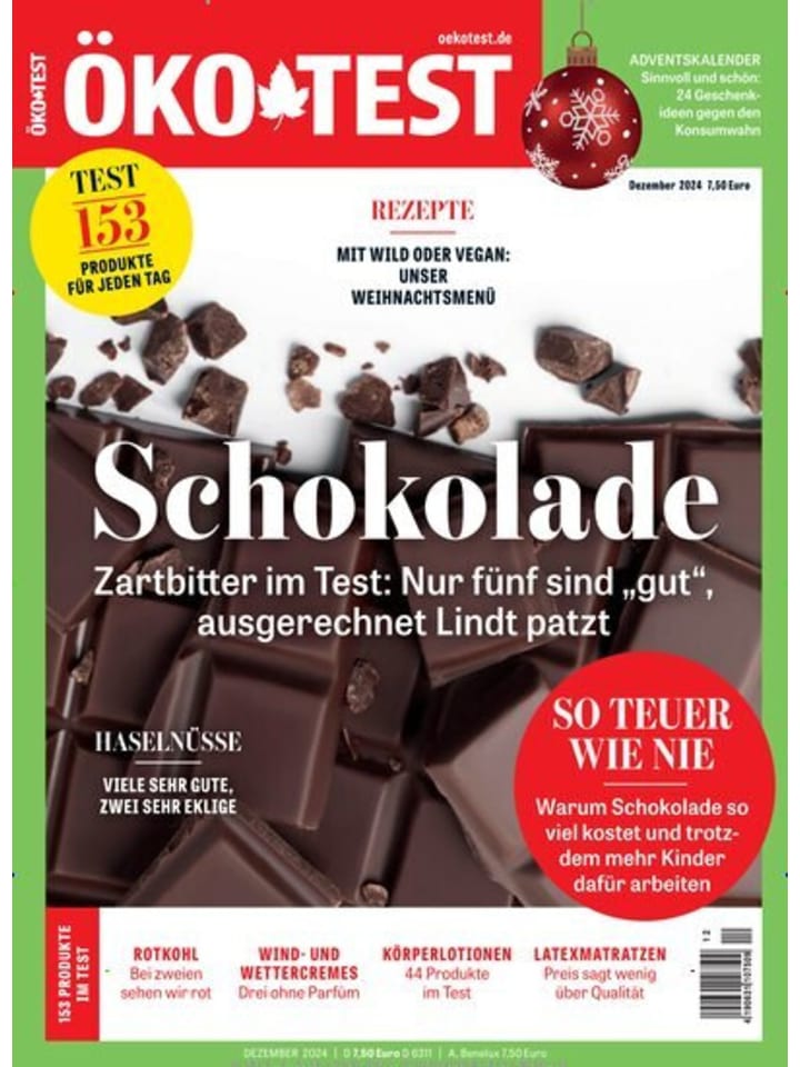 Hubert Burda Media 12 x ÖKO-TEST Zeitschrift (Gutschein für Jahres Abo) günstig kaufen onesize