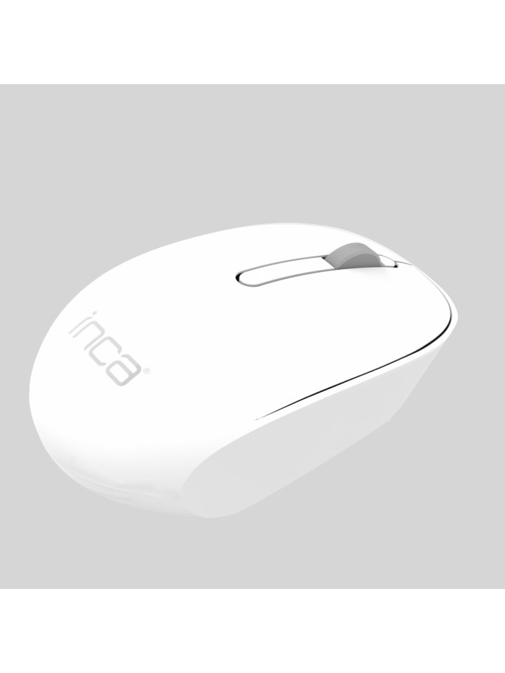 Inca Inca Maus RF Wireless Ergonomisch 1200 DPI 2,4 GHz kabellose in Weiß günstig kaufen onesize