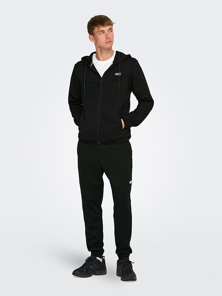 ONLY & SONS Sweathose in Schwarz günstig kaufen