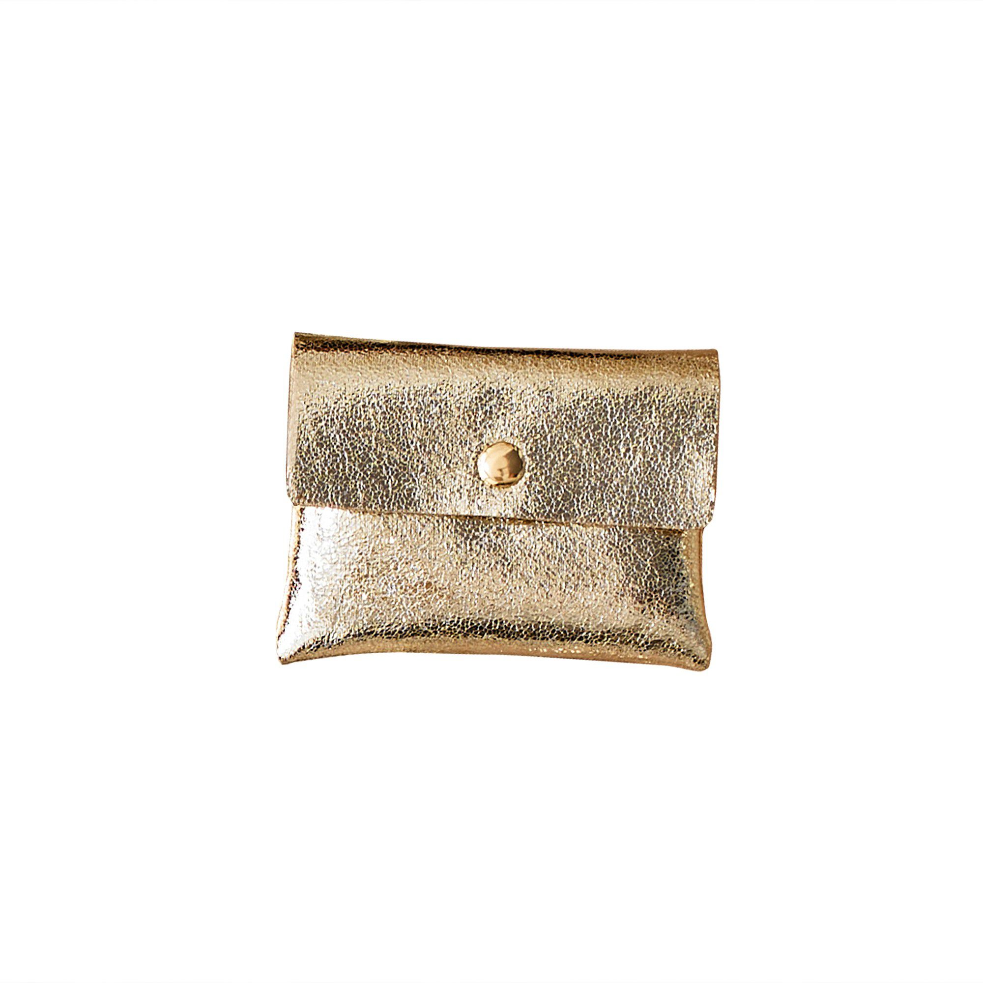 Porte-monnaie irisé pressionné