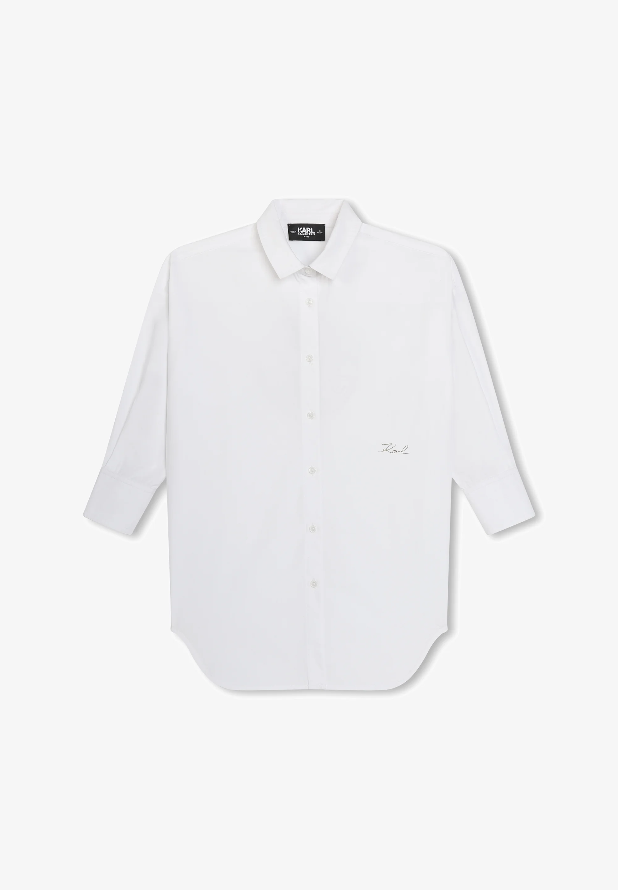 Vestido camisero KARL LAGERFELD KIDS