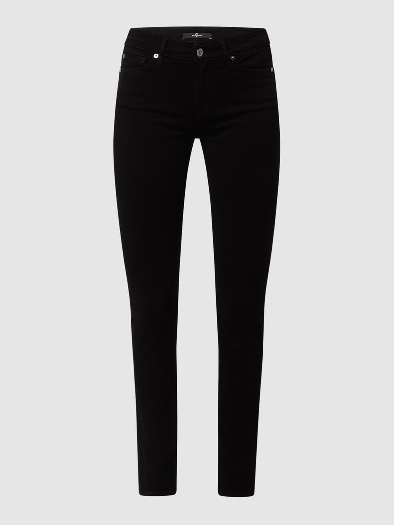 Super Skinny Fit Jeans mit Stretch-Anteil in schwarz