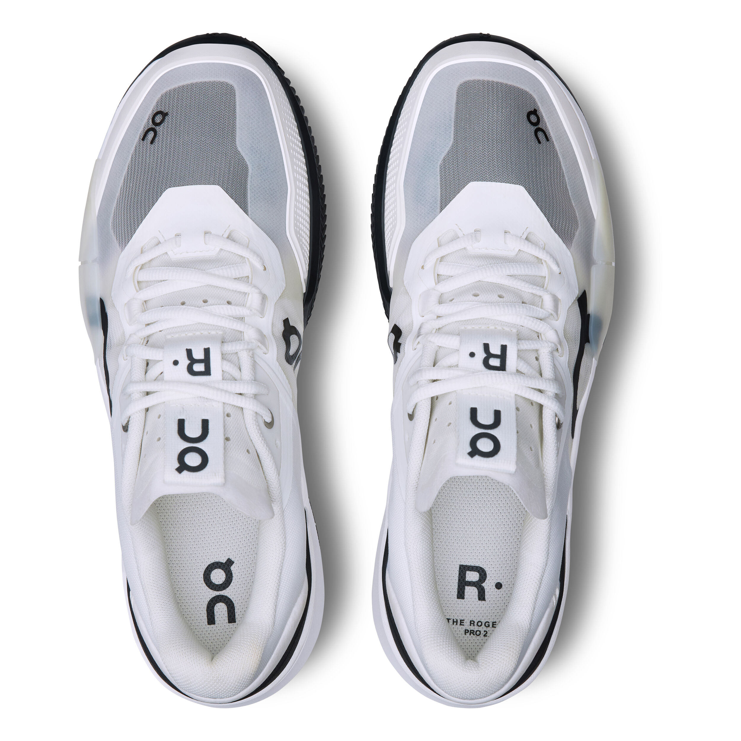 The Roger Pro 2 Sandplatzschuh Herren - Weiß, Schwarz