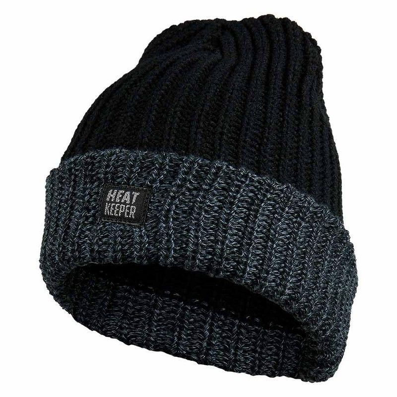 Heat Keeper schwarze Herren Thermomütze
