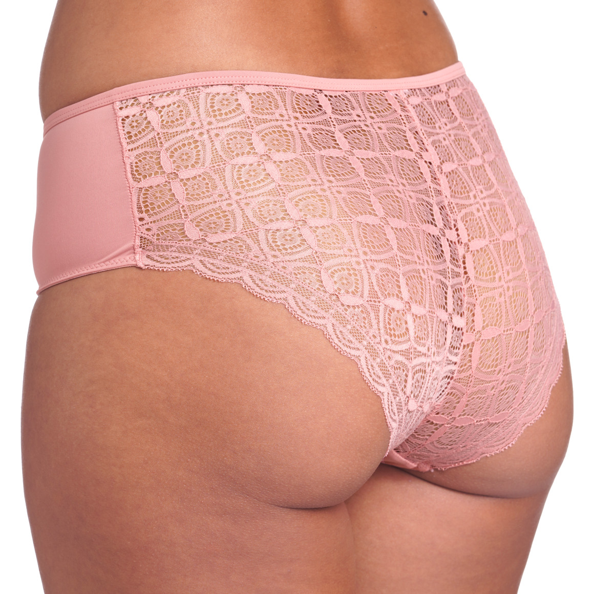 Damen Panty mit floraler Spitze