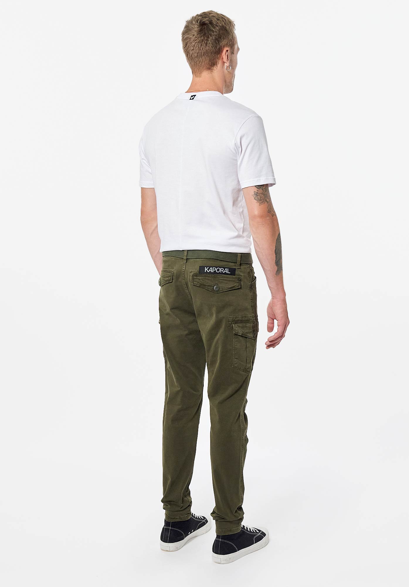 KALI   Jean kaki slim Homme