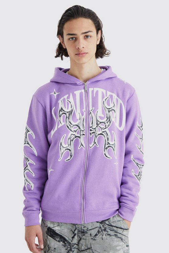 Oversize Hoodie mit Limited Print