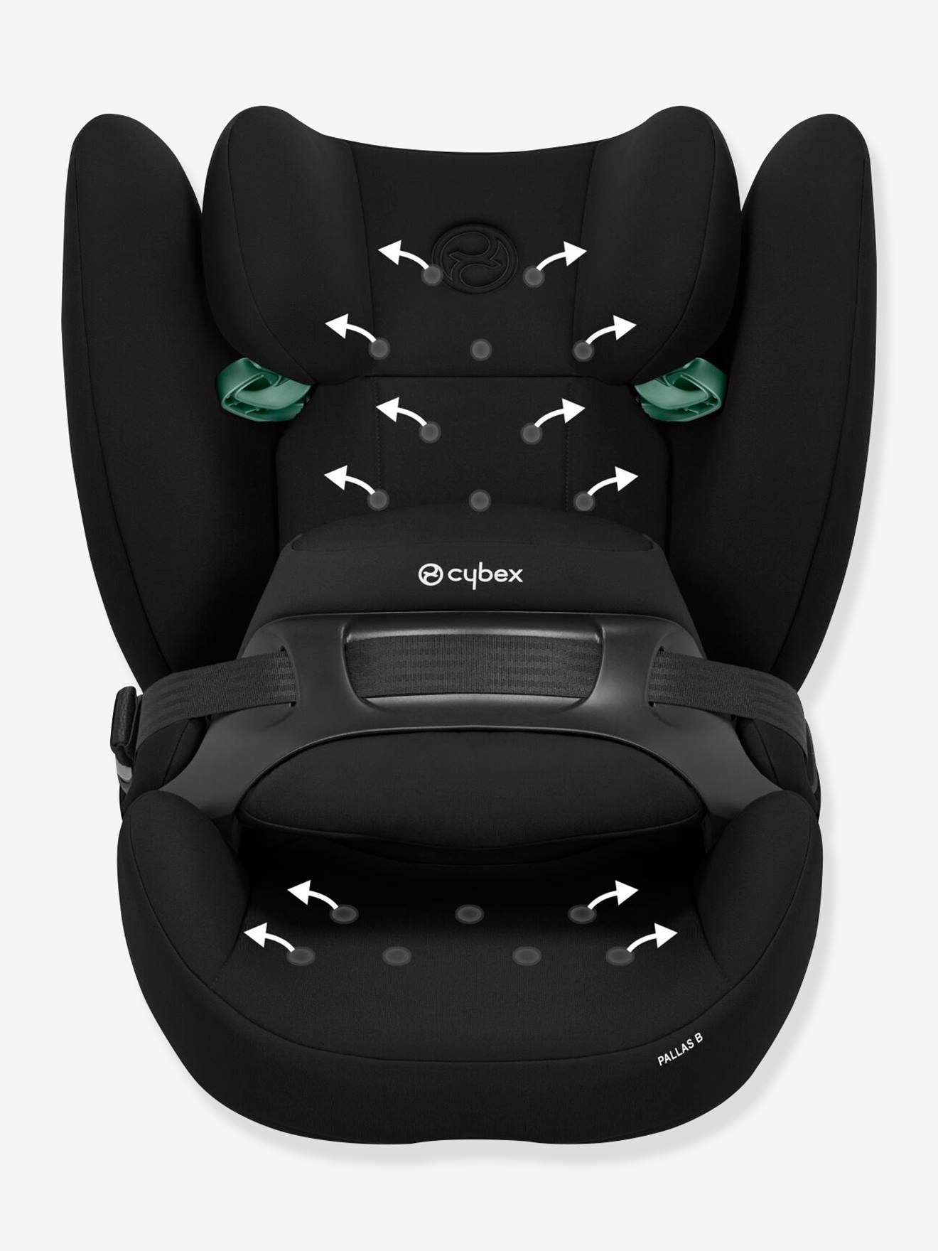 Cybex Mitwachsender Kindersitz Silver Pallas B i-Size CYBEX 76-150 cm, Gr. 1/2/3 - schwarz
