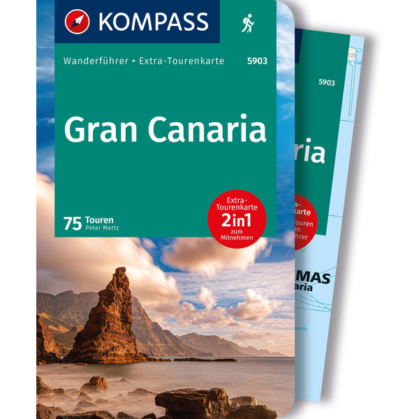 KOMPASS WANDERFÜHRER GRAN CANARIA, 75 TOUREN