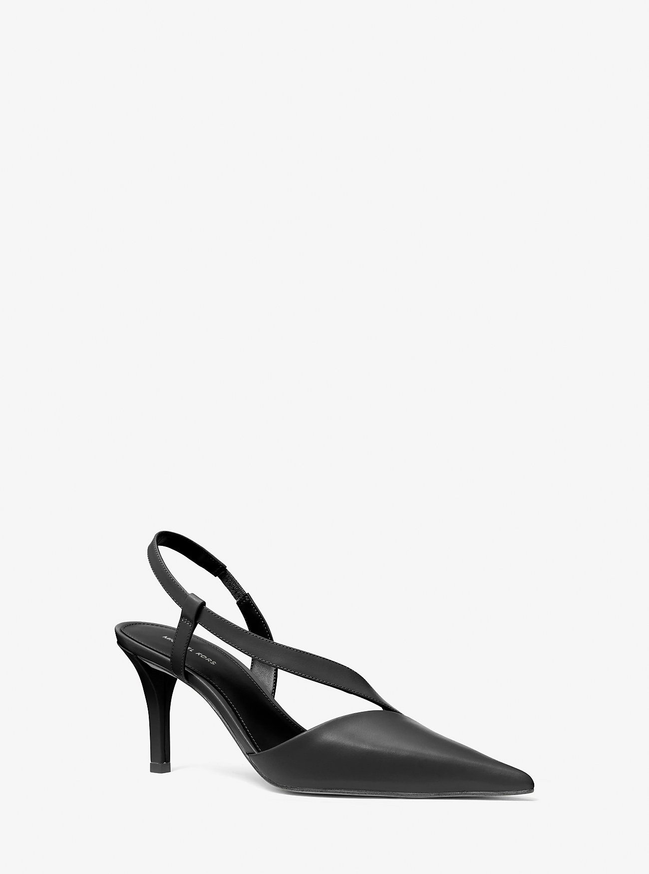 Jaida Leather Pump - BLACK