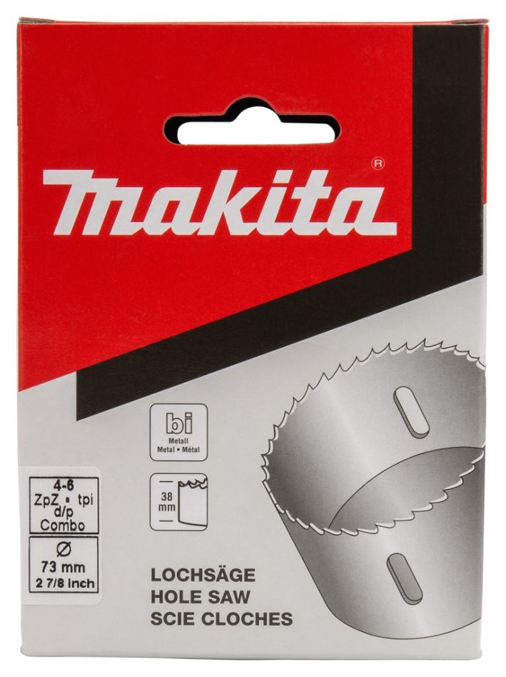 Makita Zubehör P-52679 Lochsäge 73 mm HSS Bimetall Weiß