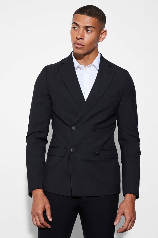 Zweireihige Super Skinny Anzugjacke