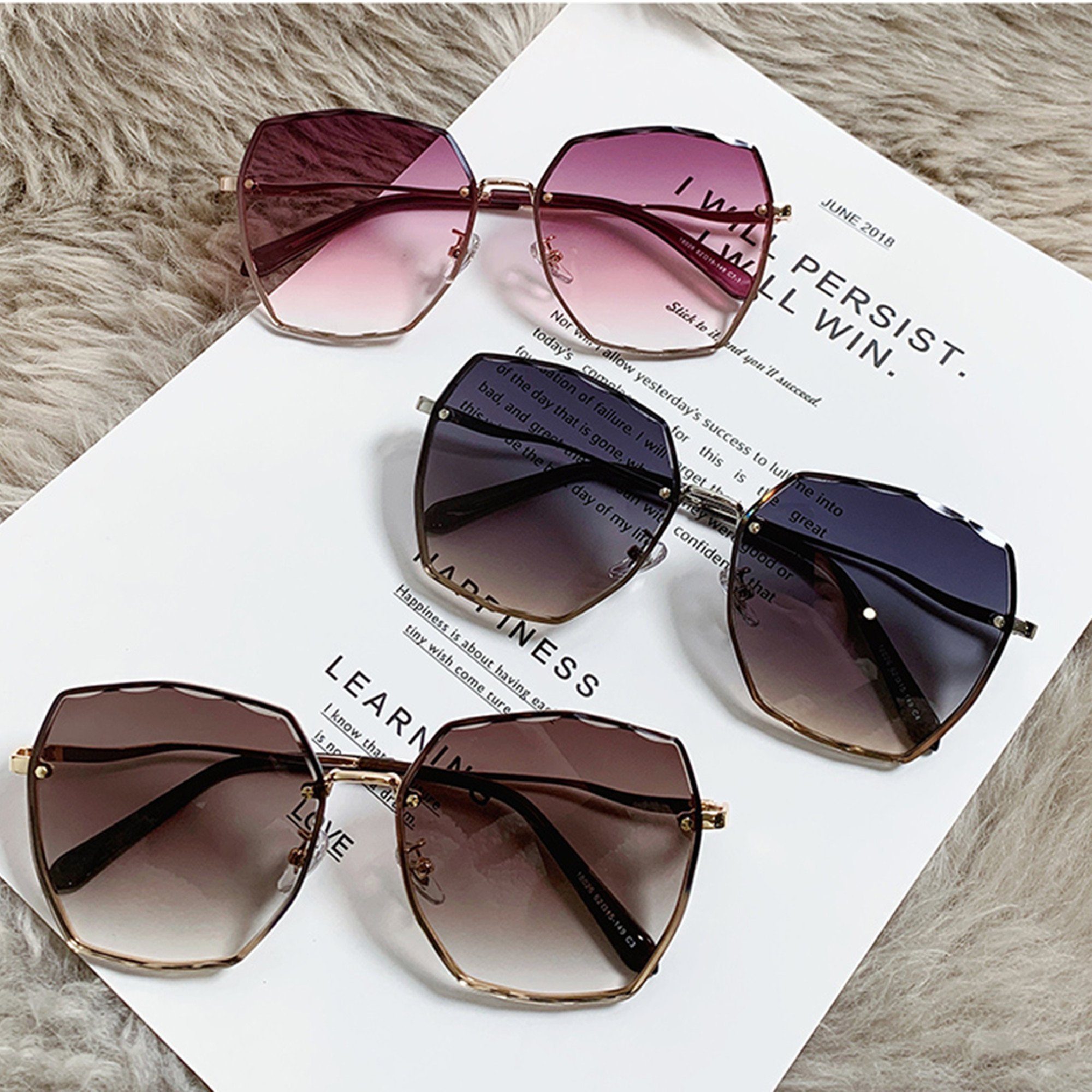 Tisoutec Sonnenbrille Sonnenbrille Damen (Designer Oversized Sonnenbrillen für Damen Polarisiert UV400 Schutz,sonnenbrille damen polarisiert (Frauen Fashion Sonnenbrille,vintage sonnenbrille damen)