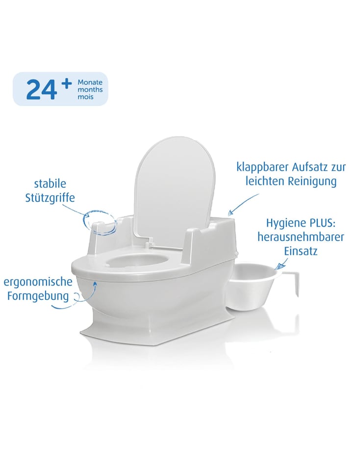 Reer Sitzfritz - Die Mini-Toilette zum Großwerden in Weiß ab 12 Monate günstig kaufen onesize