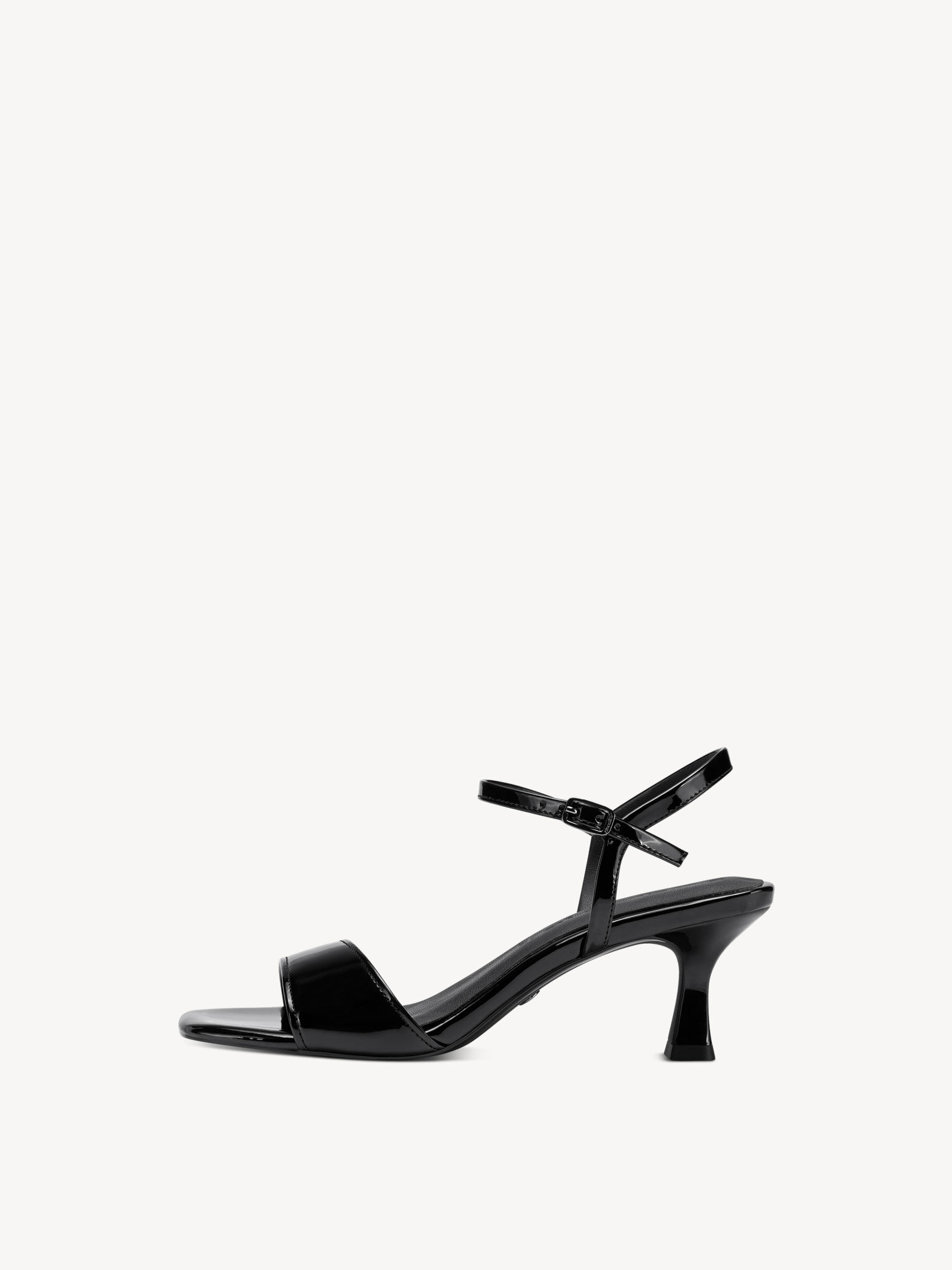 Sandale à talon - noir