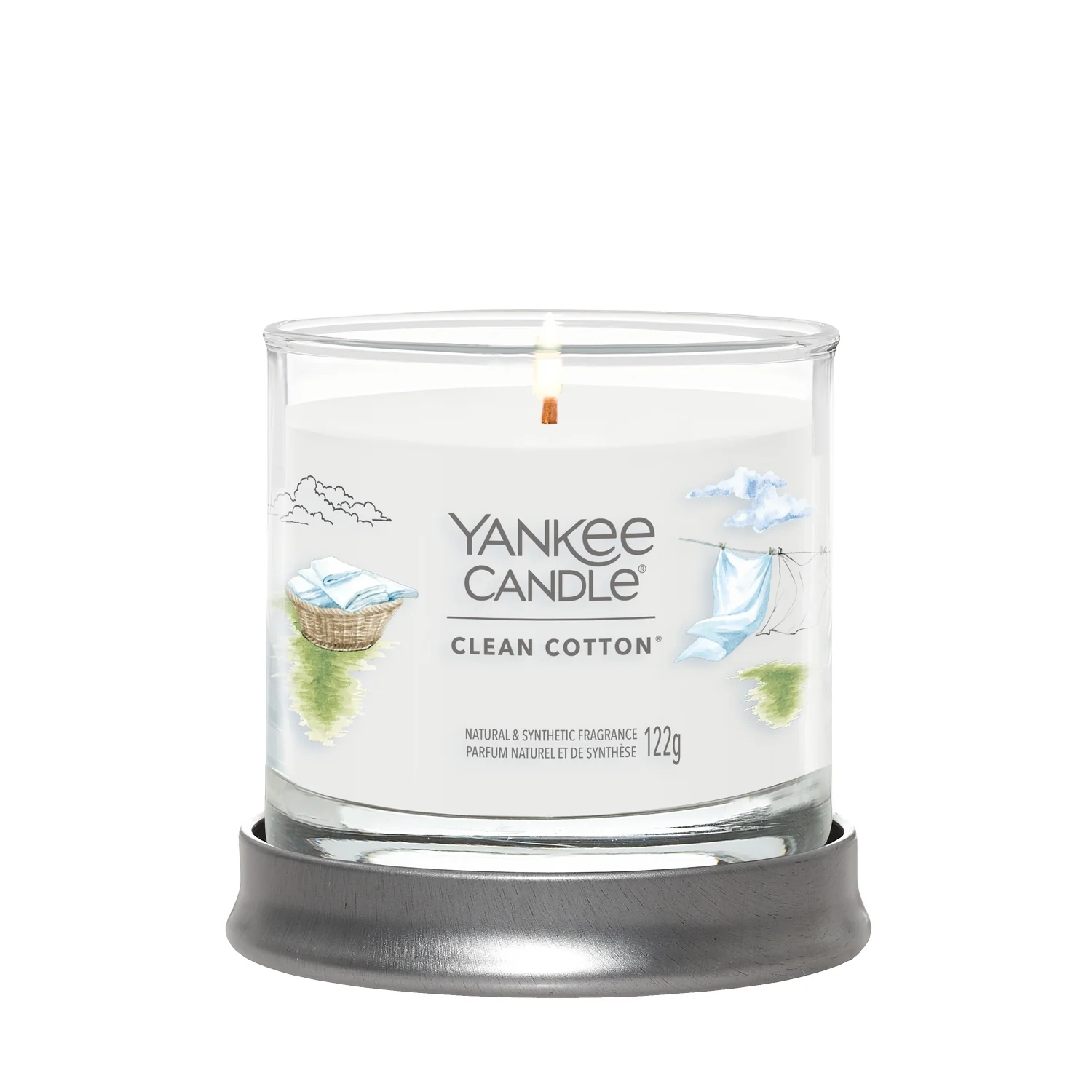Signature Tumbler Candles Clean Cotton - Candela Profumata