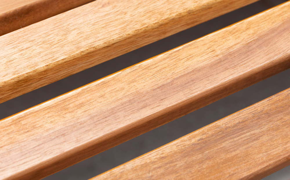 HC Garten & Freizeit Ergonomische Doppelschwungliege XXL Saunaliege aus Akazienholz