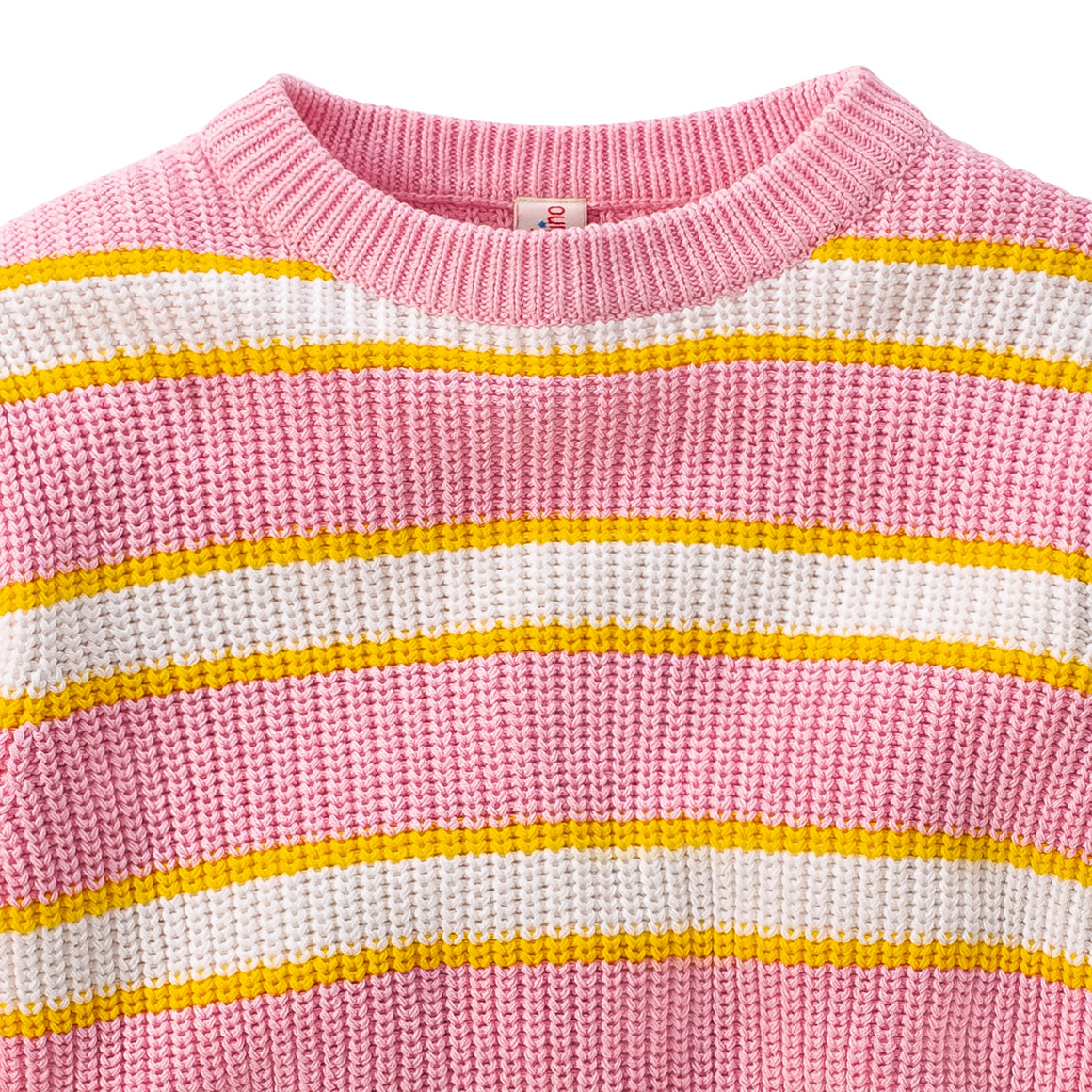 Mädchen Strickpullover mit Streifen