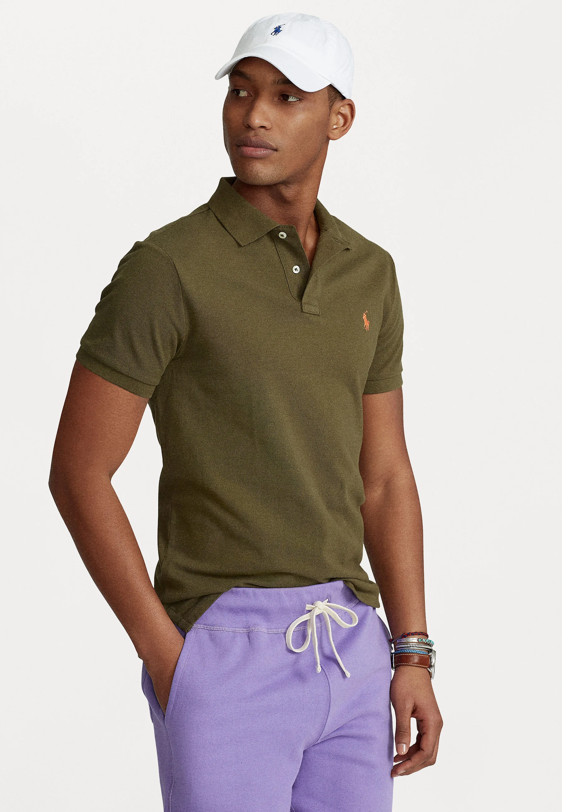 Polo Ralph Lauren SLIM FIT MESH SHIRT - Polo