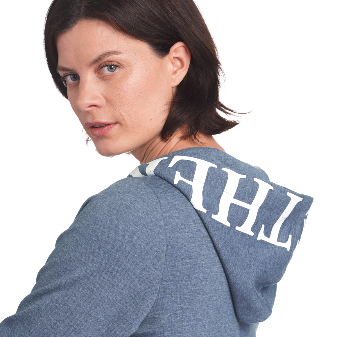 Damen Sweatkleid mit Kapuze