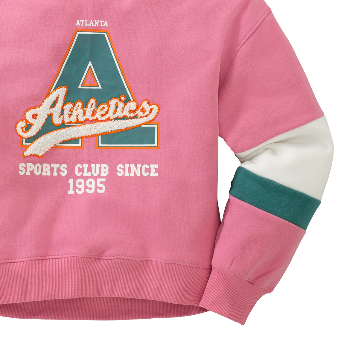 Mädchen Hoodie mit großem Print