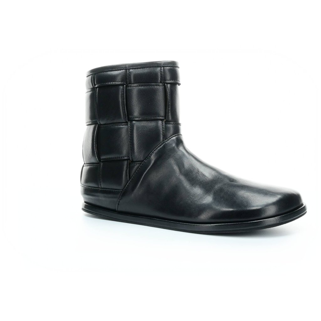 Zaqq Luqas Black halbhohe Barfußstiefel