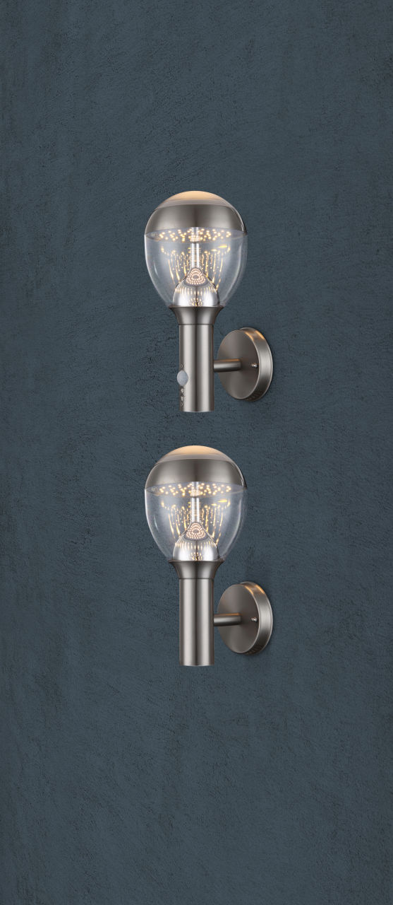Globo Lighting - CALLISTO - Außenleuchte Edelstahl, LED
