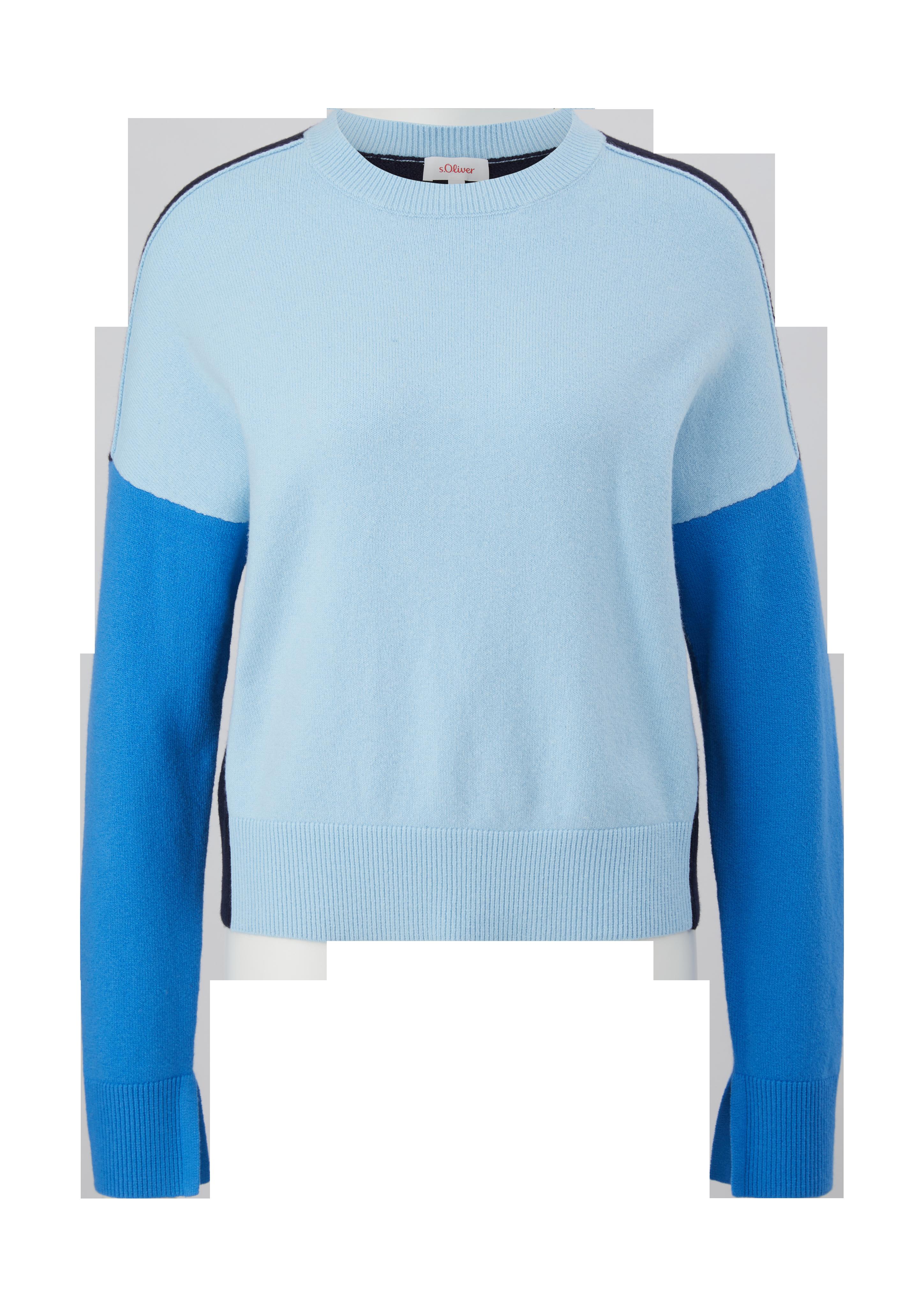 Strickpullover mit Colour Blocking  2124193-59X8
