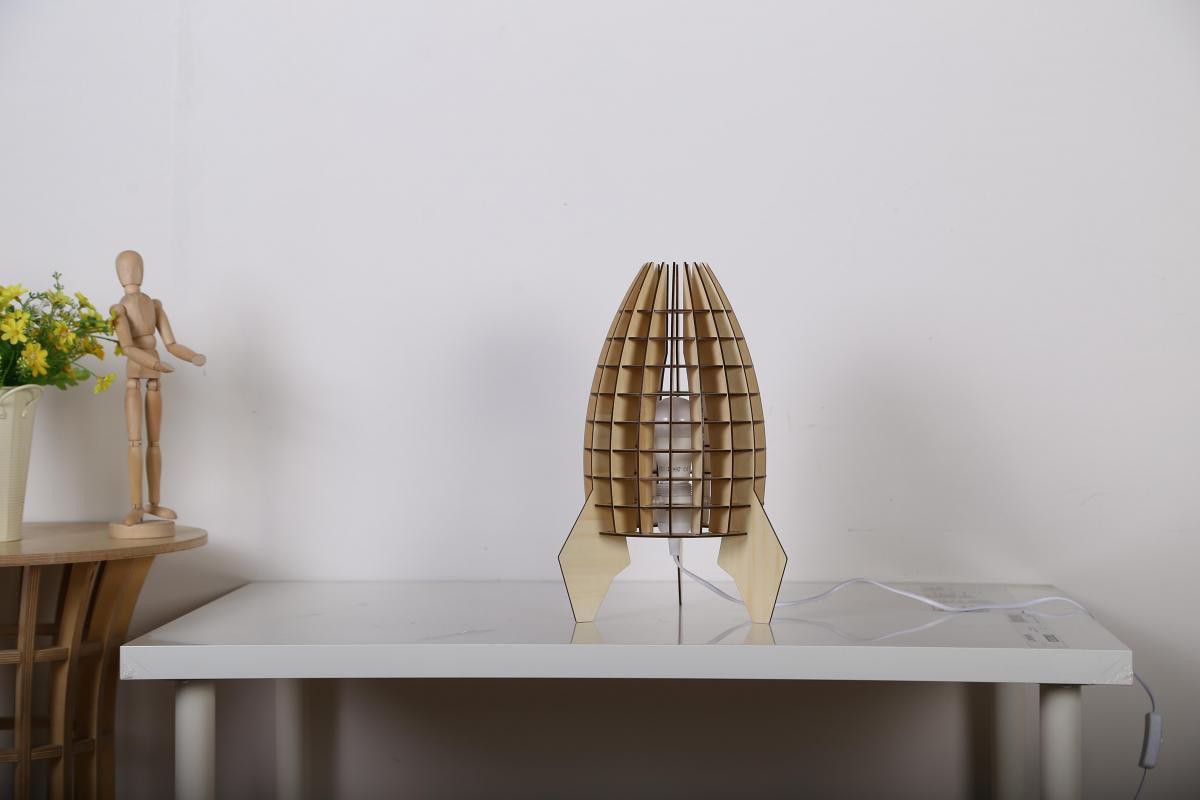 Kayoom Tischlampe Aviator Holz