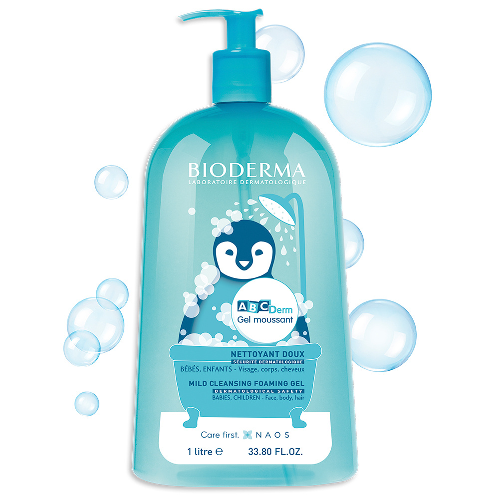 Bioderma ABCDerm Gel moussant Gel nettoyant