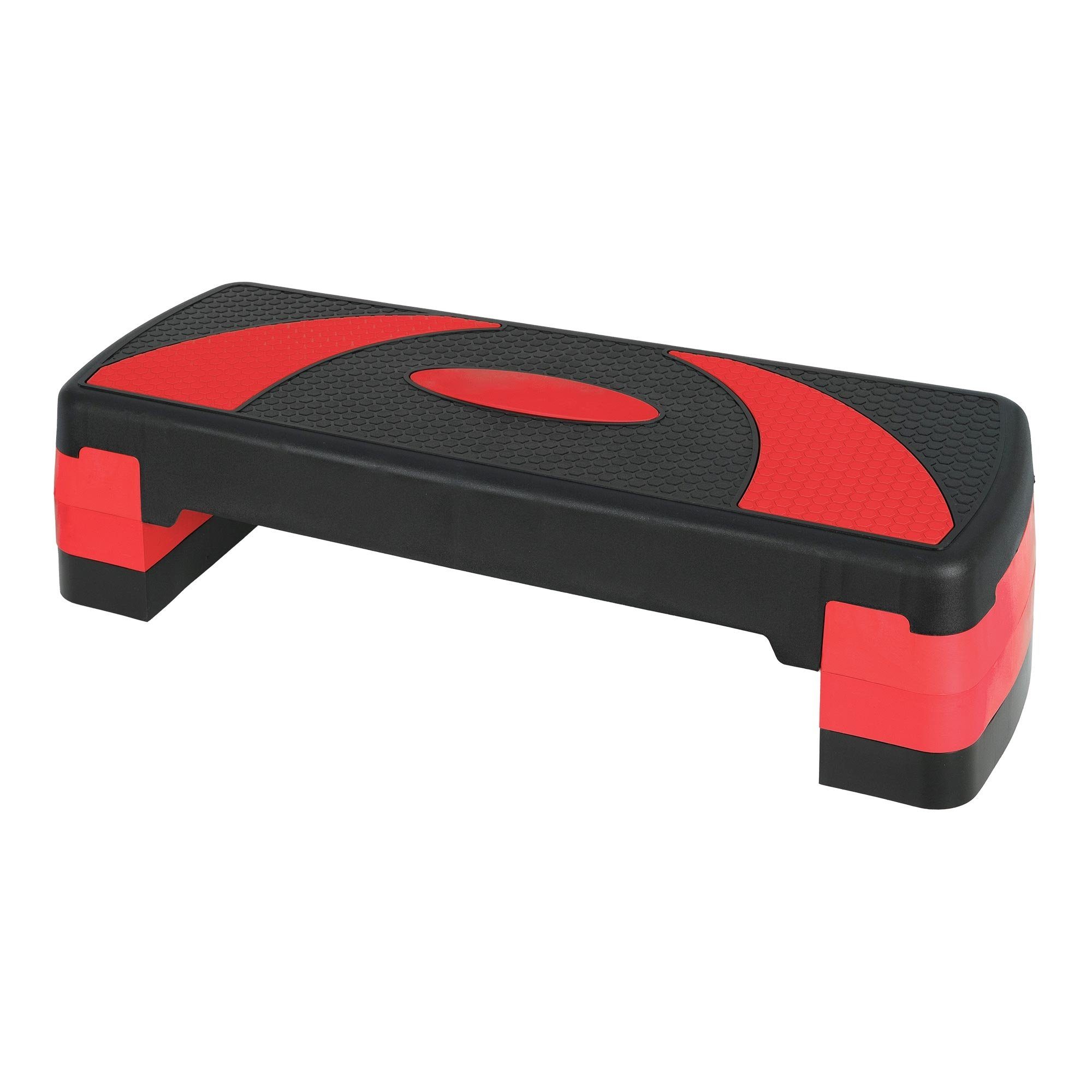ECD Germany Stepper Stepper für Aerobic und Fitness 80x30 cm rot