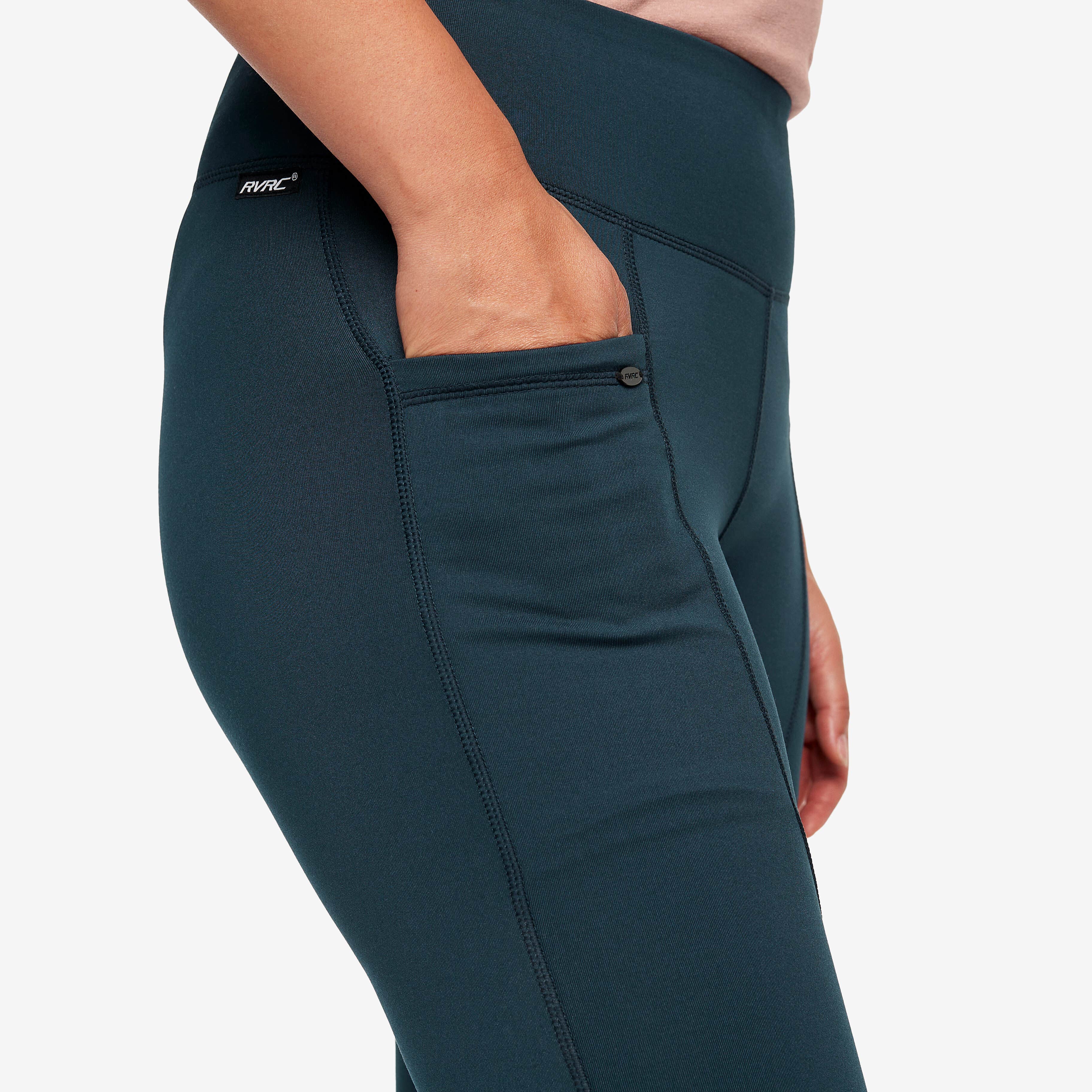 Glacier Fleece Lined Tights Femme Blueberry