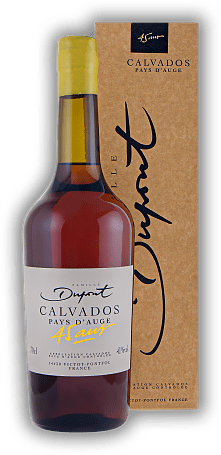 Domaine Dupont Calvados Pays d'Auge 45 ans Domaine Dupont Calvados Pays d'Auge 45 ans  Alter 45 J. - 0,7	 Liter - Vol 41%