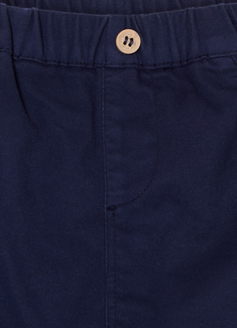 Pantaloni chino Benetton cu croială dreaptă și buzunare laterale