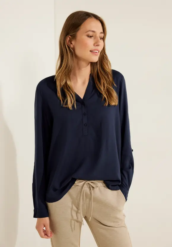 CECIL Bluse in Unifarbe