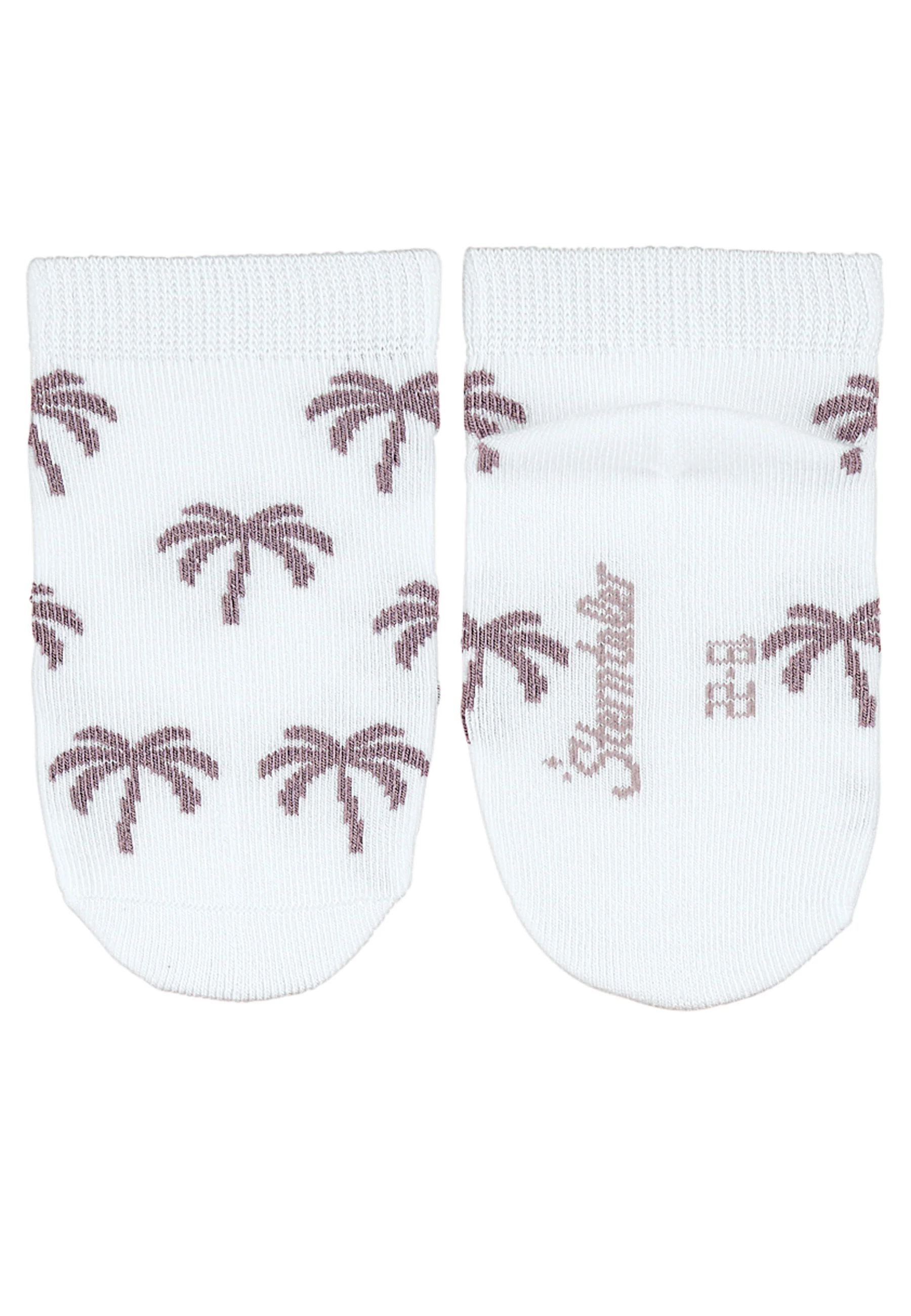 Sneaker Socken Kinder 3er-Pack in grün oder weiß