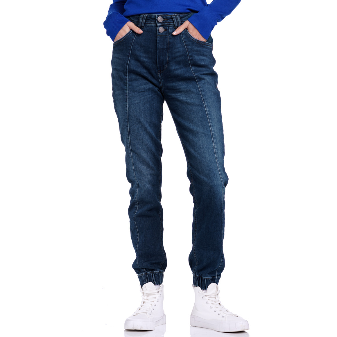 Damen Jeans mit Ziernähten