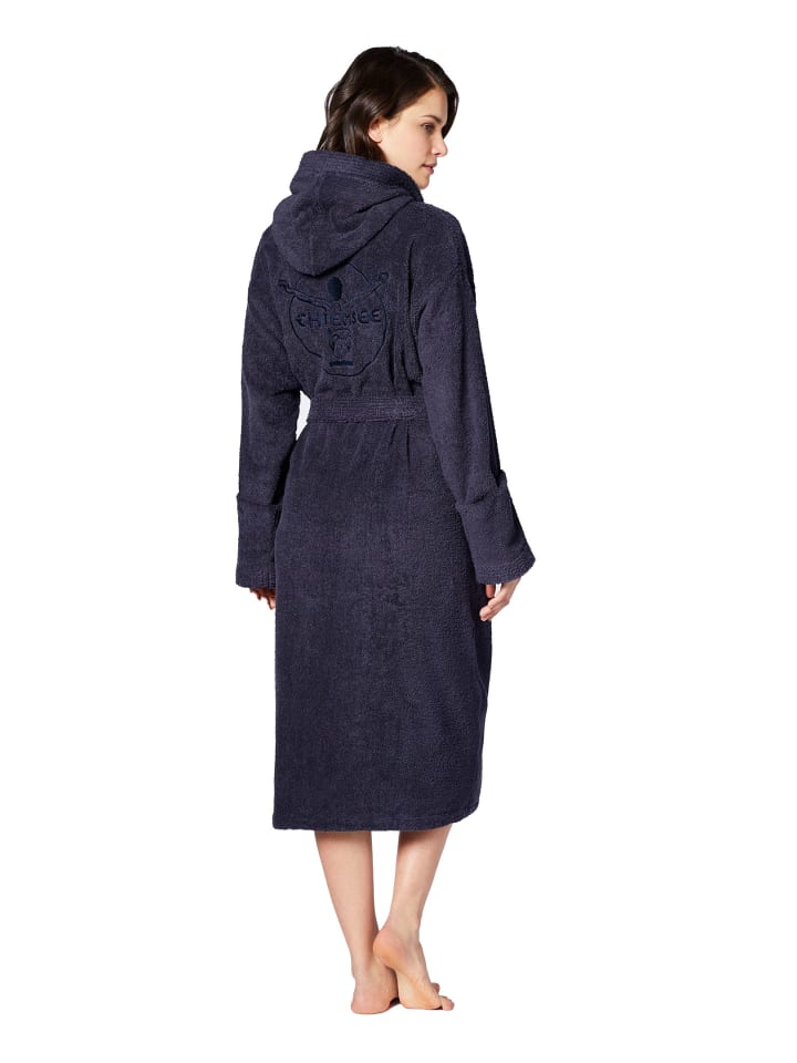 Chiemsee Bademantel Bathrobe Unisex in blau günstig kaufen