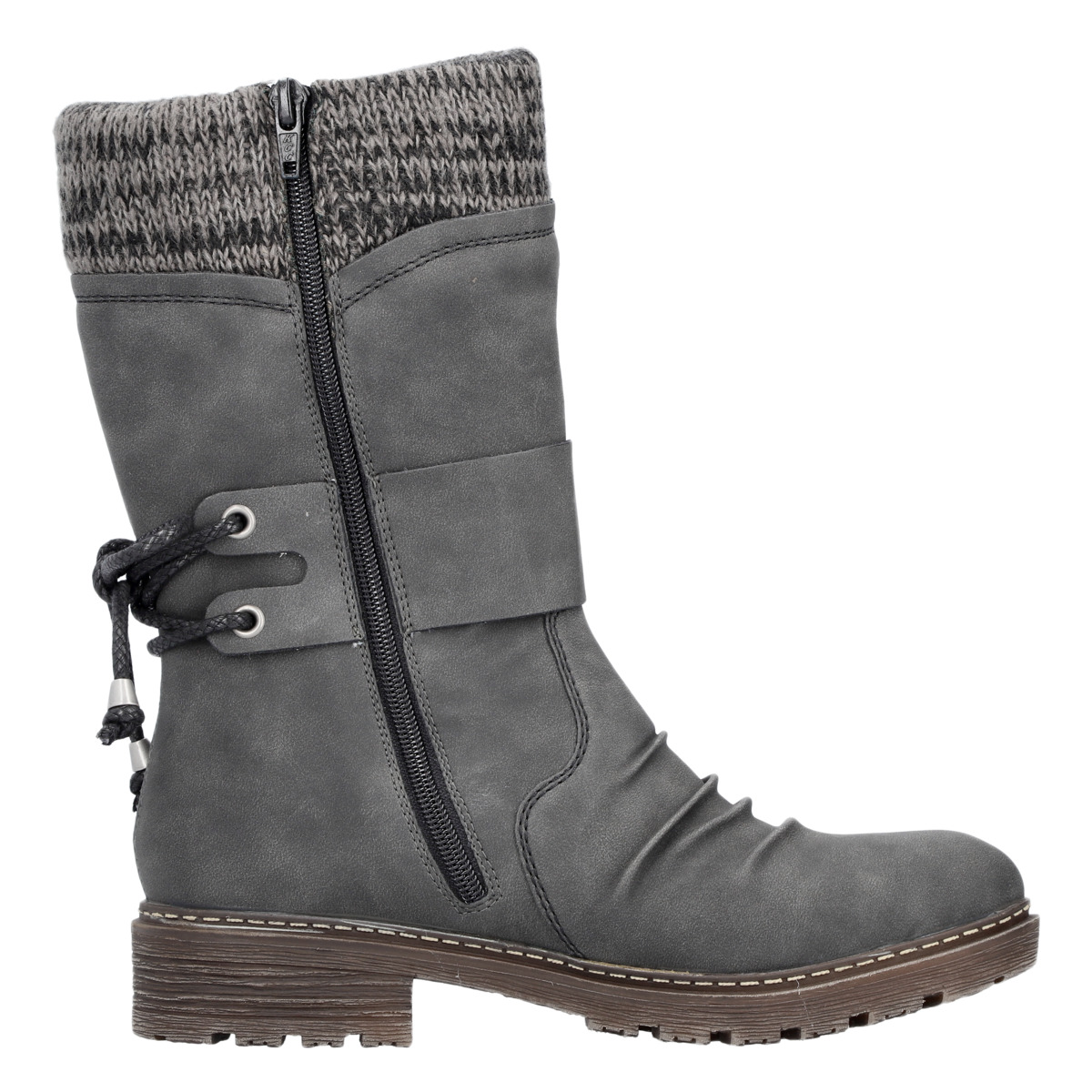 Rieker Z4783 Stiefel dunkelgrau