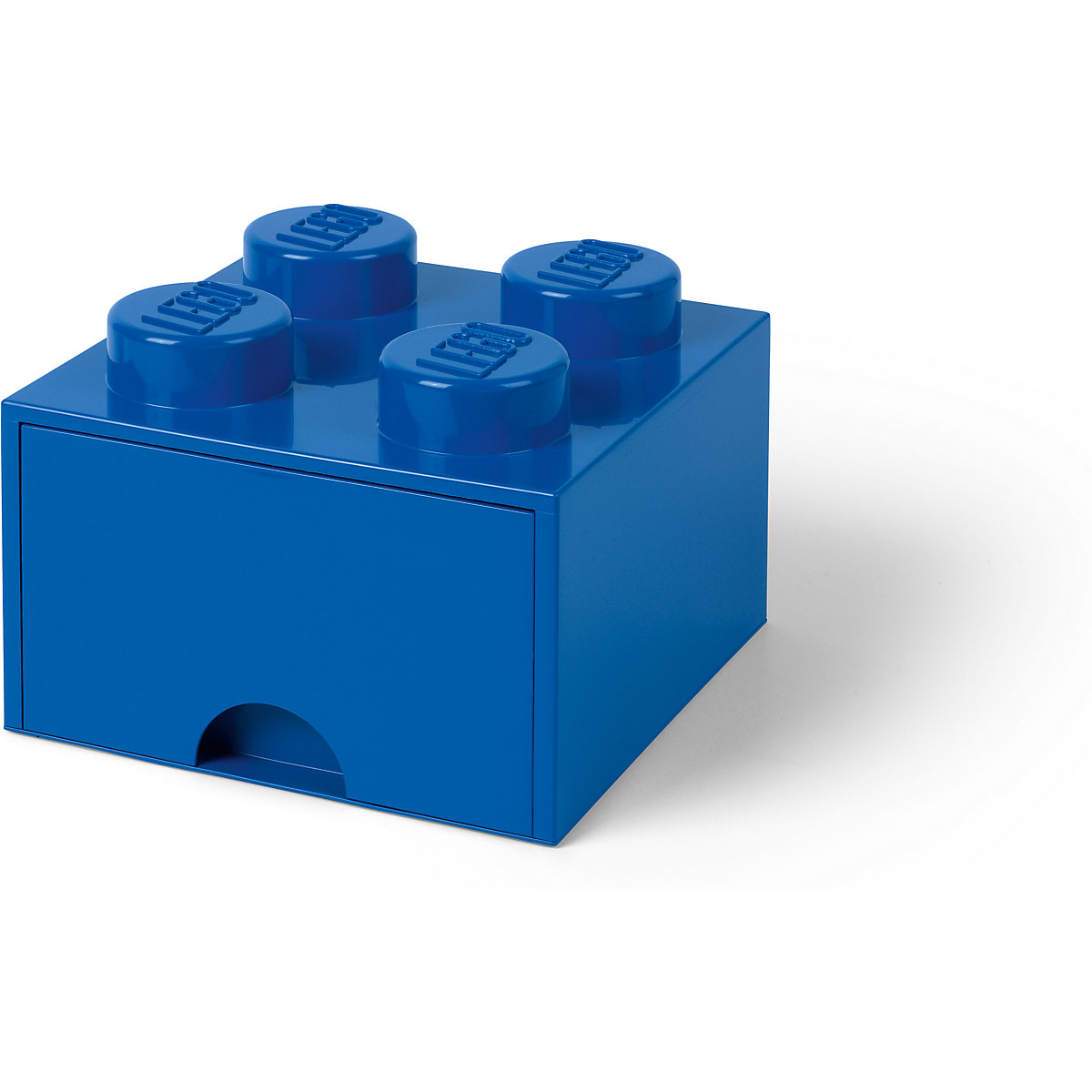 LEGO® Aufbewahrungsbox Storage Brick 4er blau mit Schublade, 25 x 25 x 18 cm