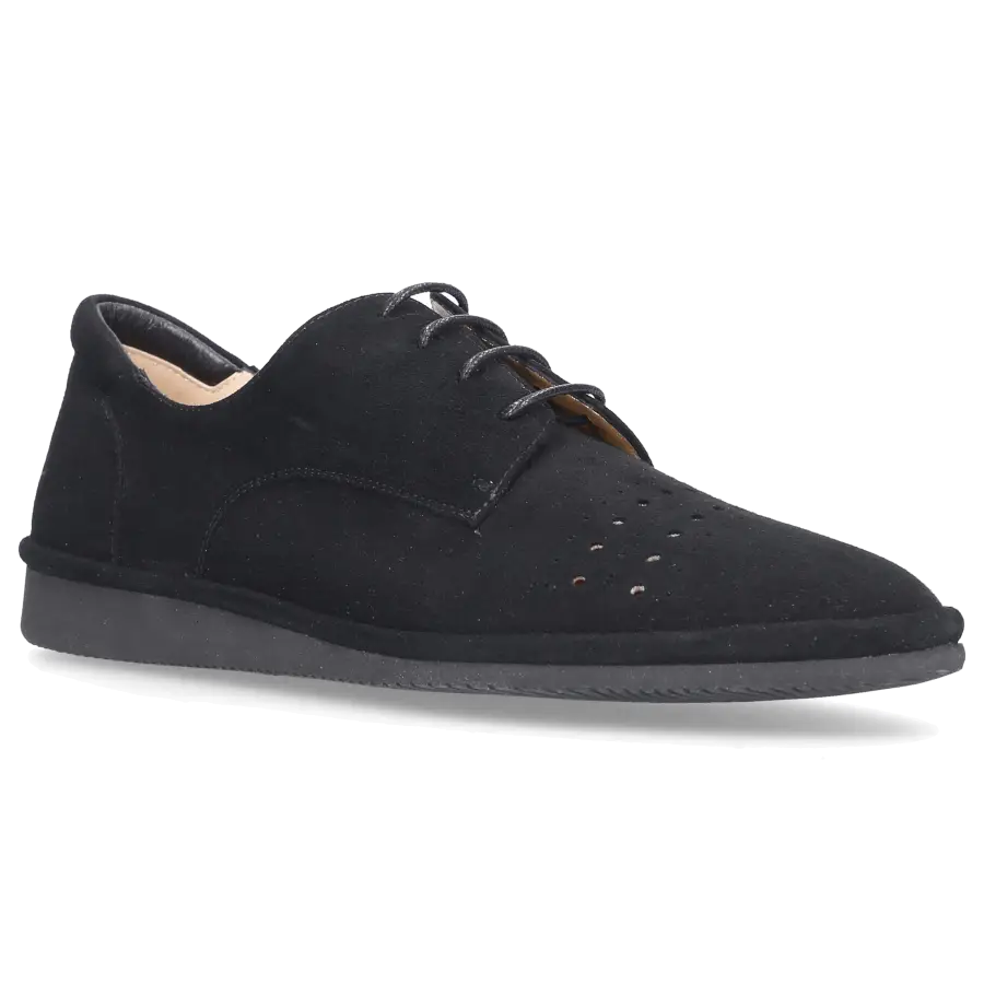 Truman's - Sneaker low 9351 Veloursleder - schwarz