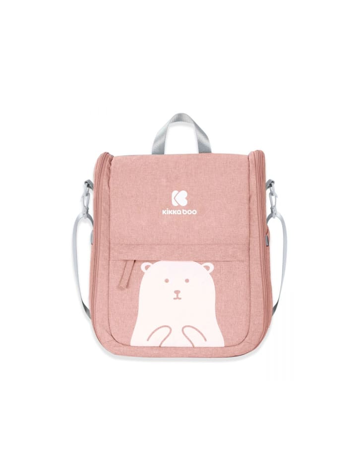 Kikkaboo Wickeltasche 2 in 1 Bär in rosa günstig kaufen onesize