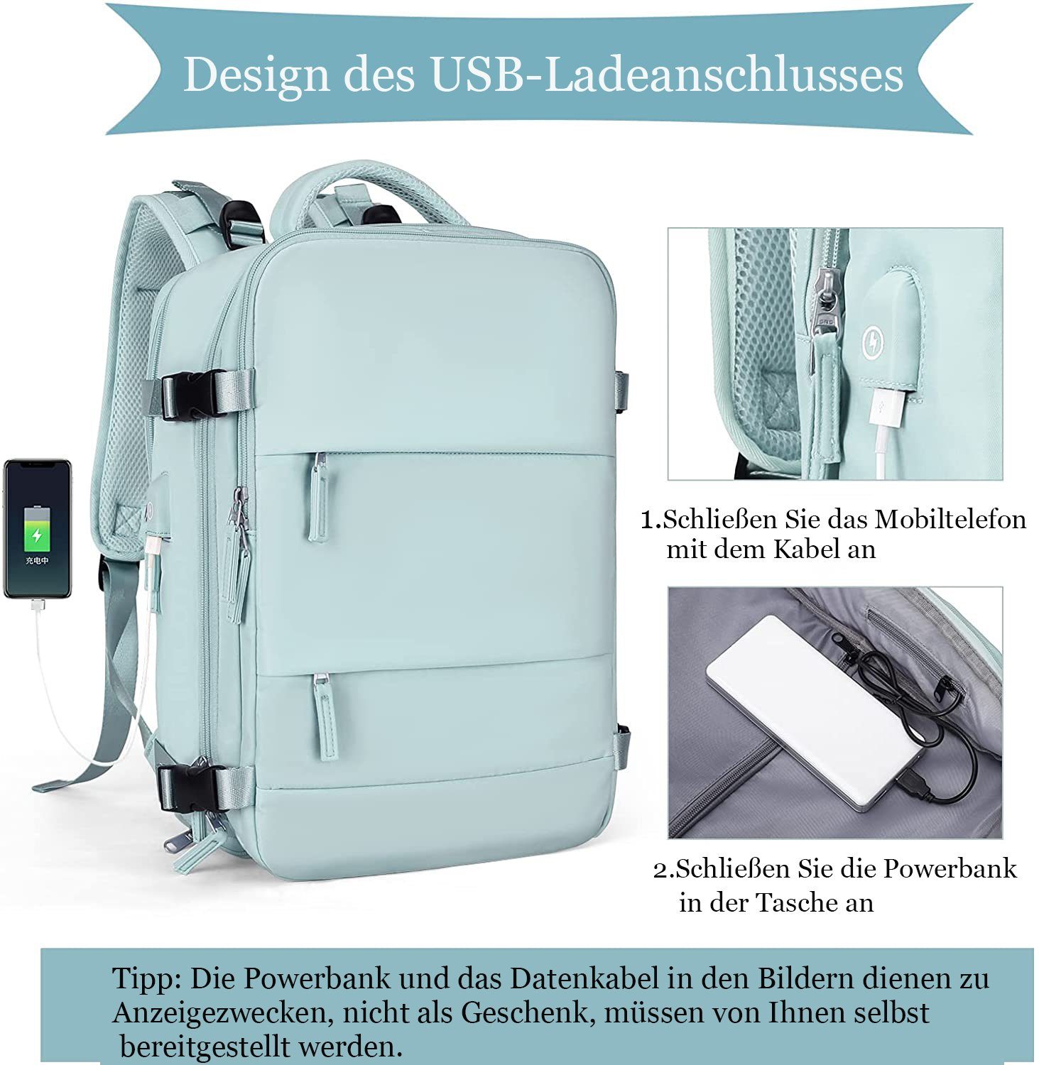 FeelGlad Reiserucksack Outdoor-Sportarten, Handgepäck