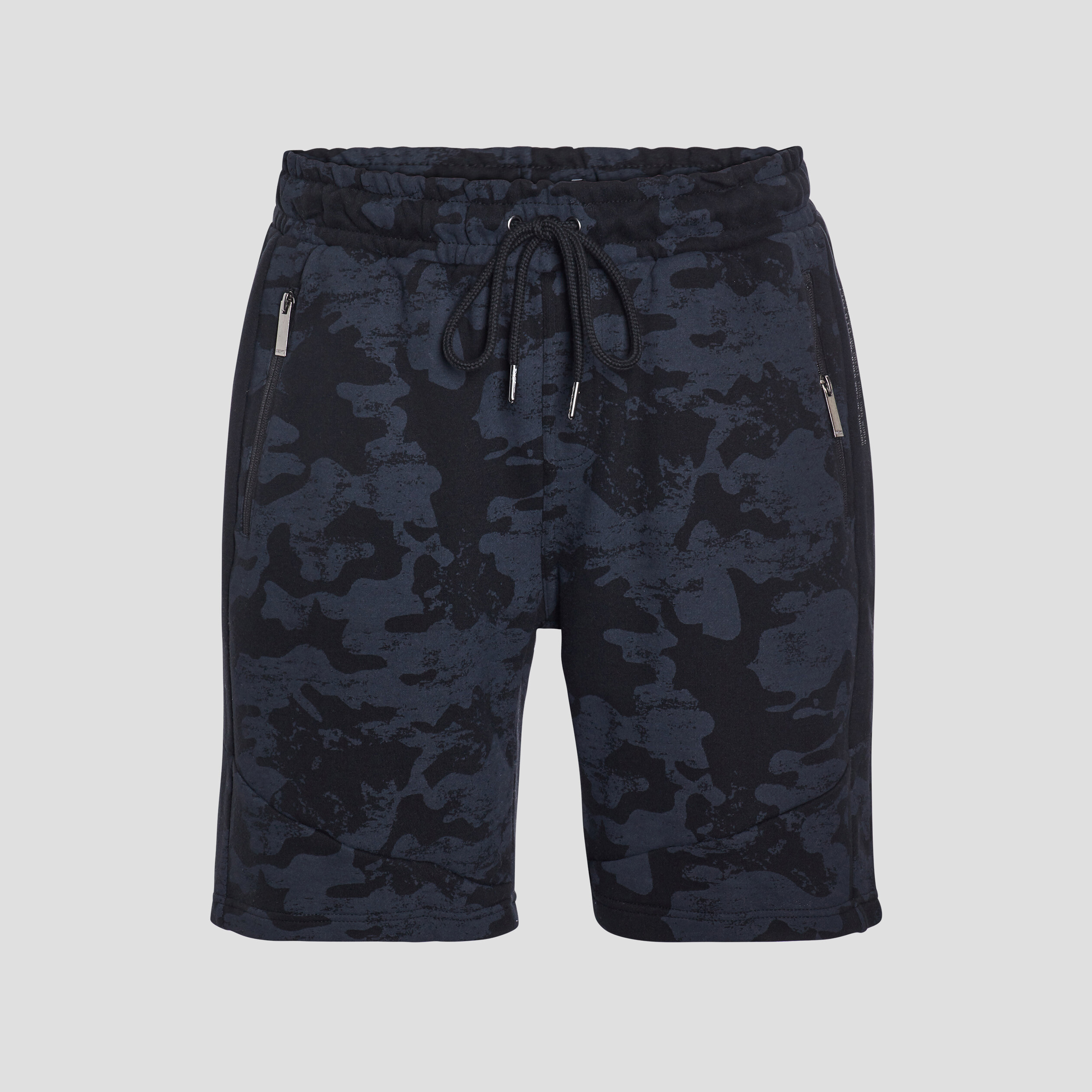 Short jogging droit à coulisse noir homme | La Halle
